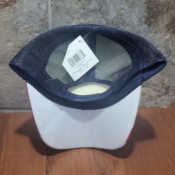 American Flag Hat Cap Stars and Stripes Red White Blue Mesh Back Snapback - Picture 6 of 11